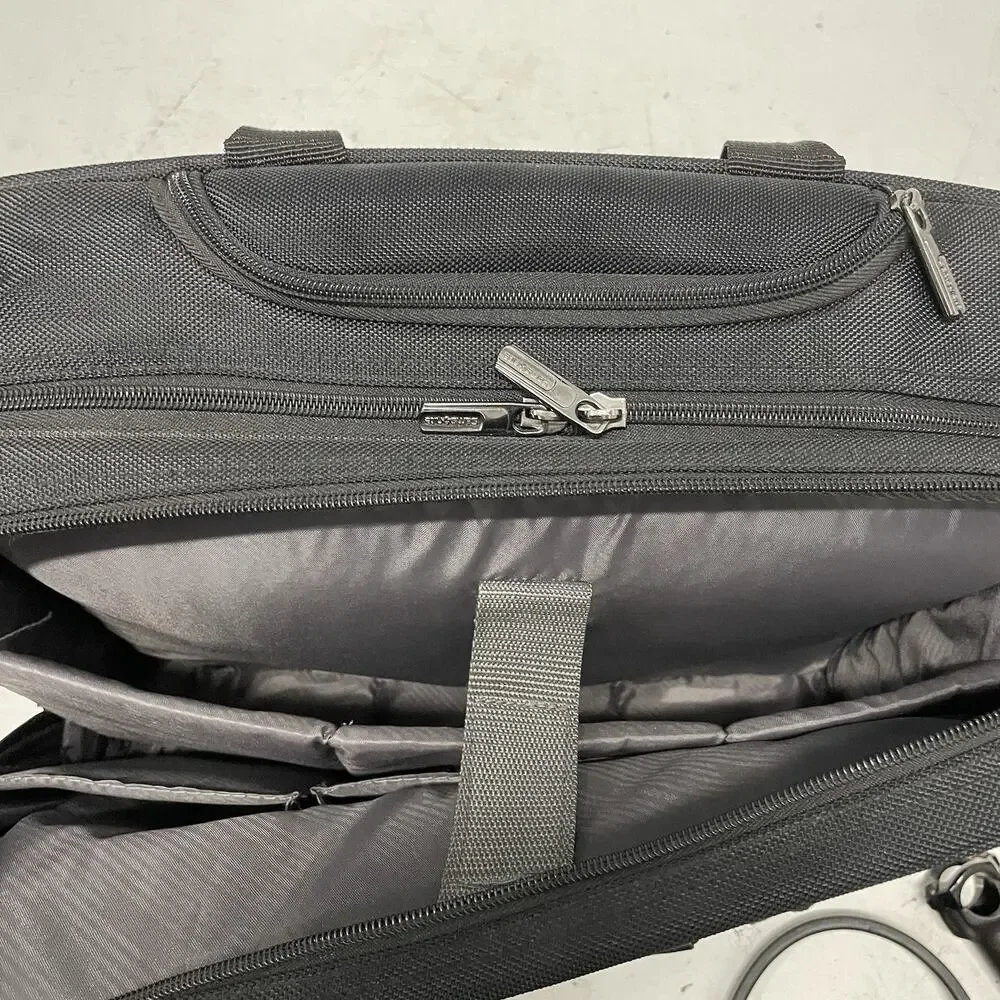 Samsonite Rolling Laptop Case Wheeled Business Travel Carry-On Briefcase Black